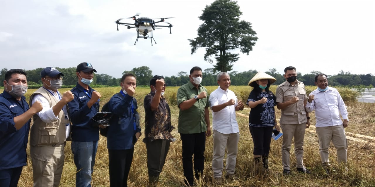 Drone Spraying - Agrinas, Jawa Barat